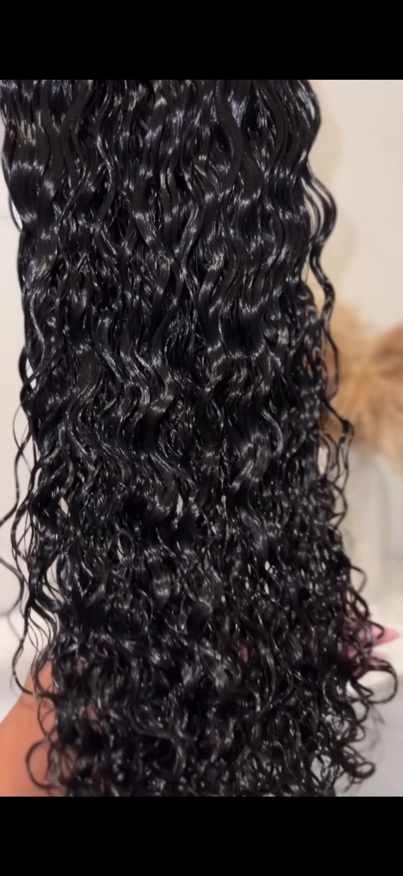Flip over half wig