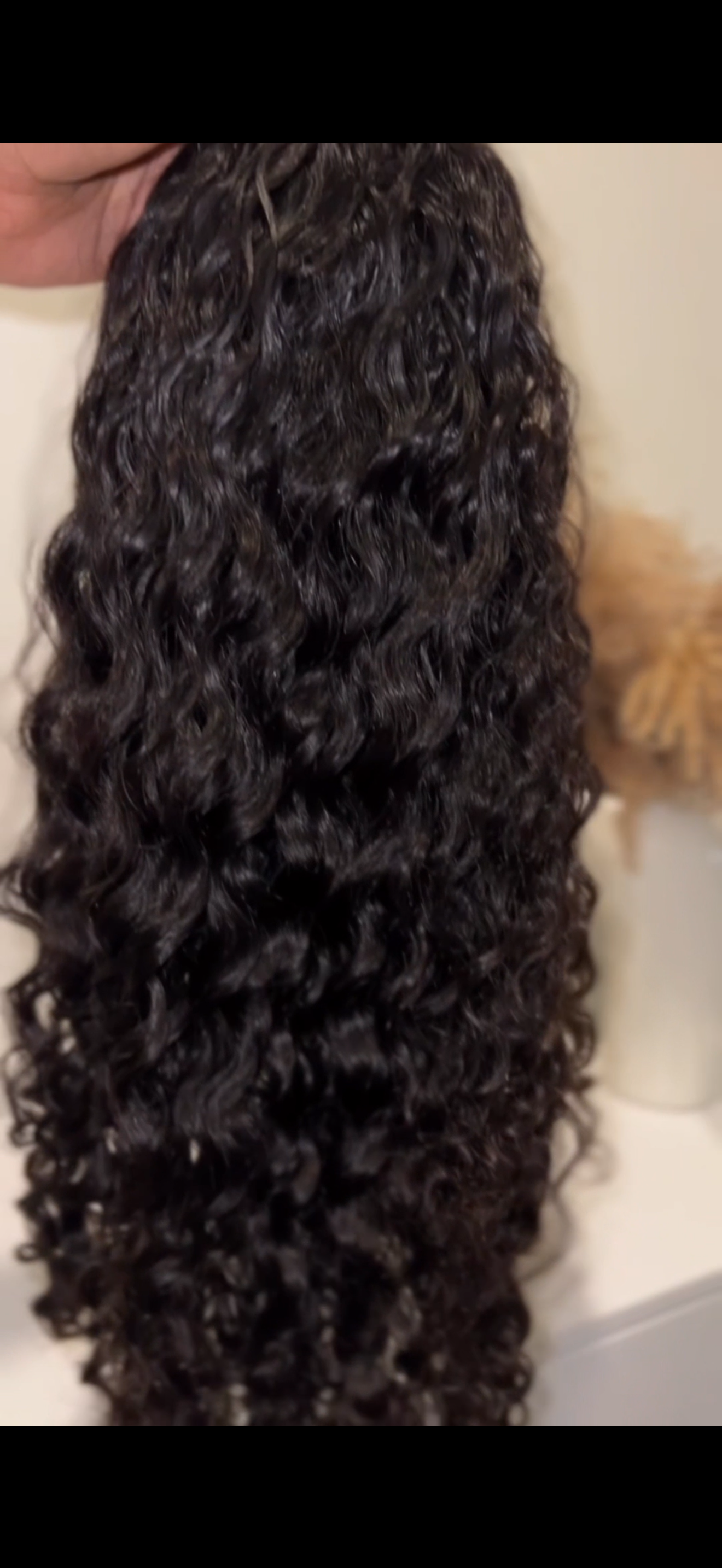 Flip over half wig
